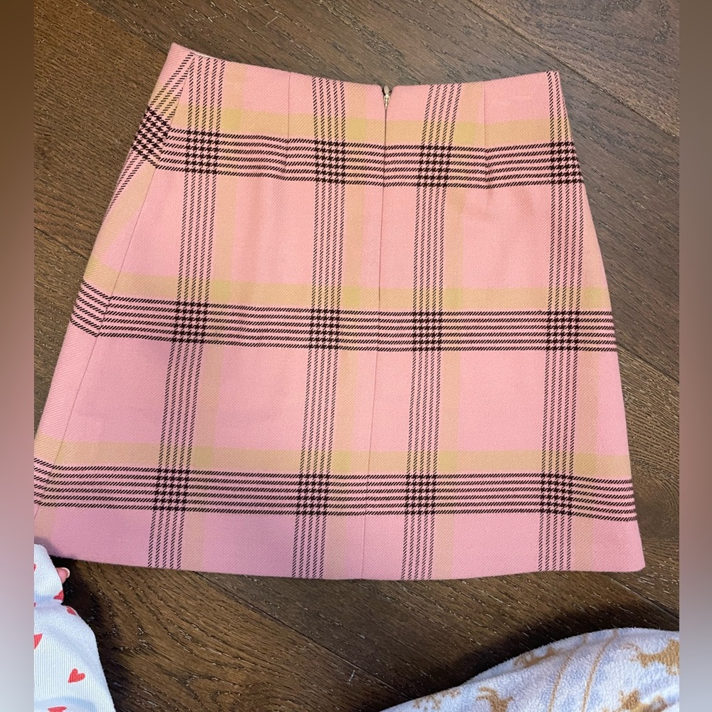 Wilfred Pink Plaid Mini Skirt - Picture 6 of 6